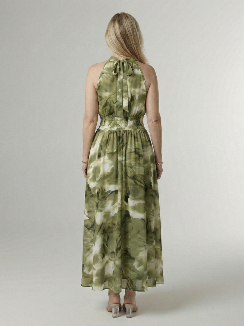 Martyna | Sukienka Midi Halter