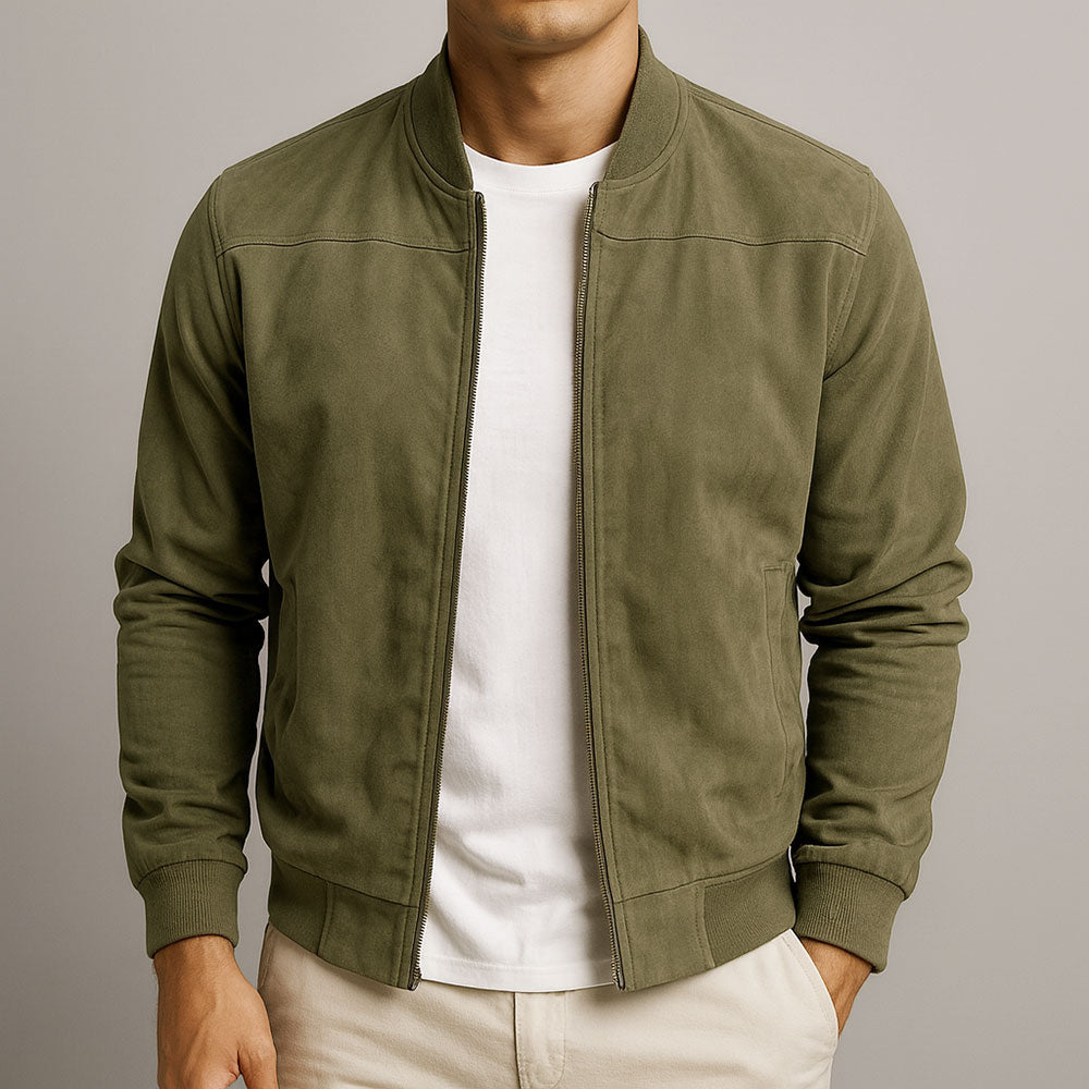 Adam – Zamszowa kurtka bomber premium