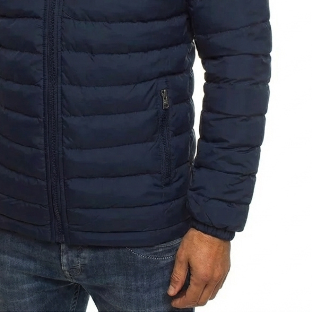 MATEUSZ| KURTKA PUFFER QUILTÉE W STYLU MIEJSKIM DLA MĘŻCZYZN
