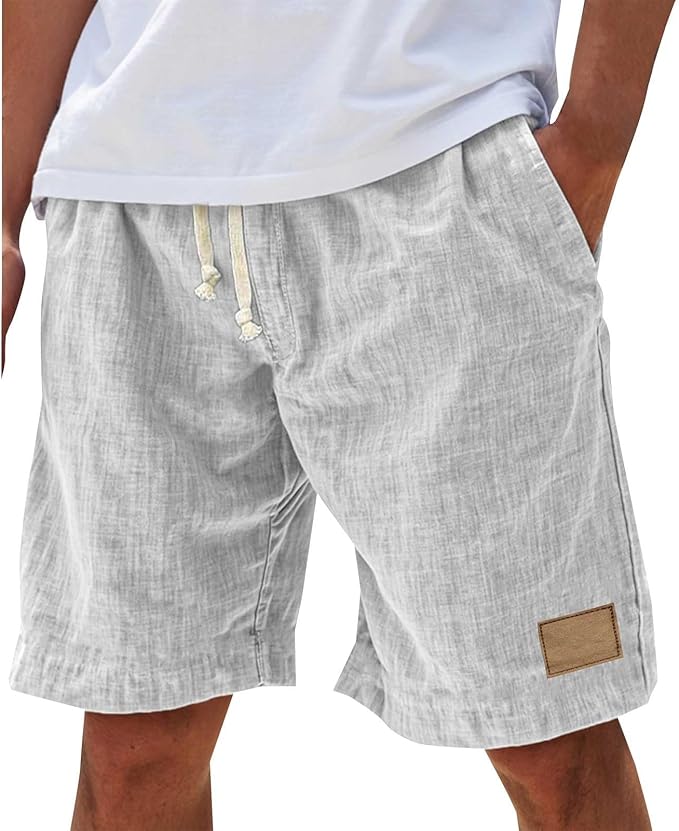 Lucas | Krótkie Spodenki Letnie z Bawełny z Sznurkiem
