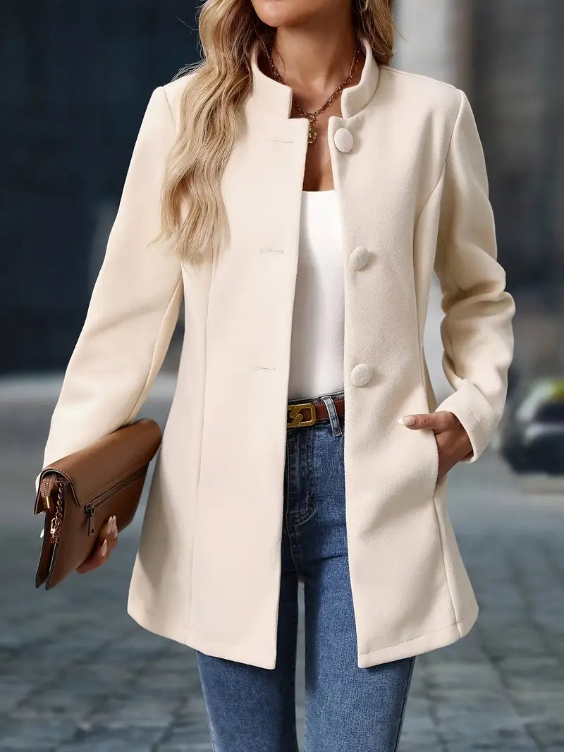 Maria | Elegancki płaszcz z otwartym przodem