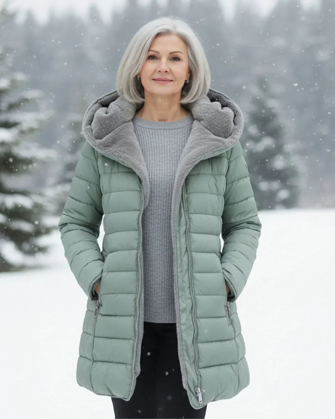 Brenda | Pikowana Kurtka Zimowa