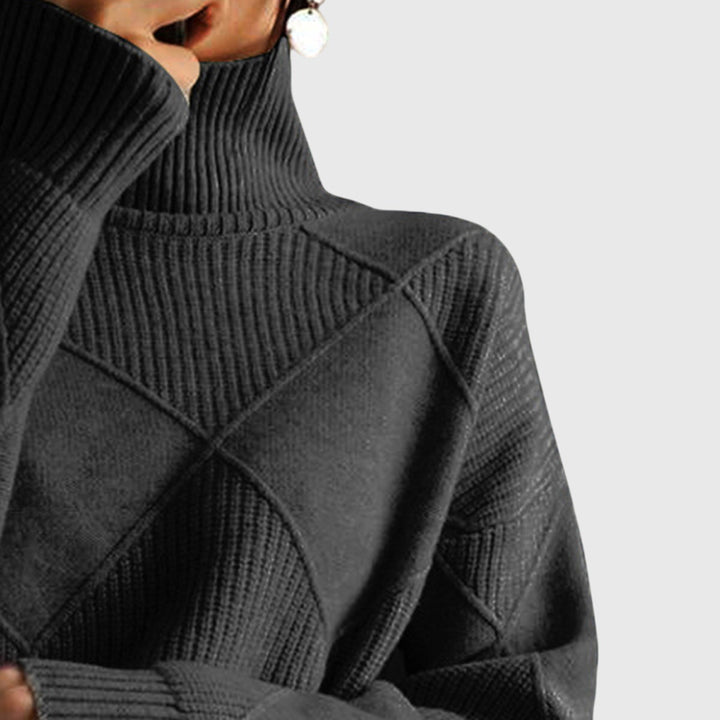 Angela | Sweter z golfem