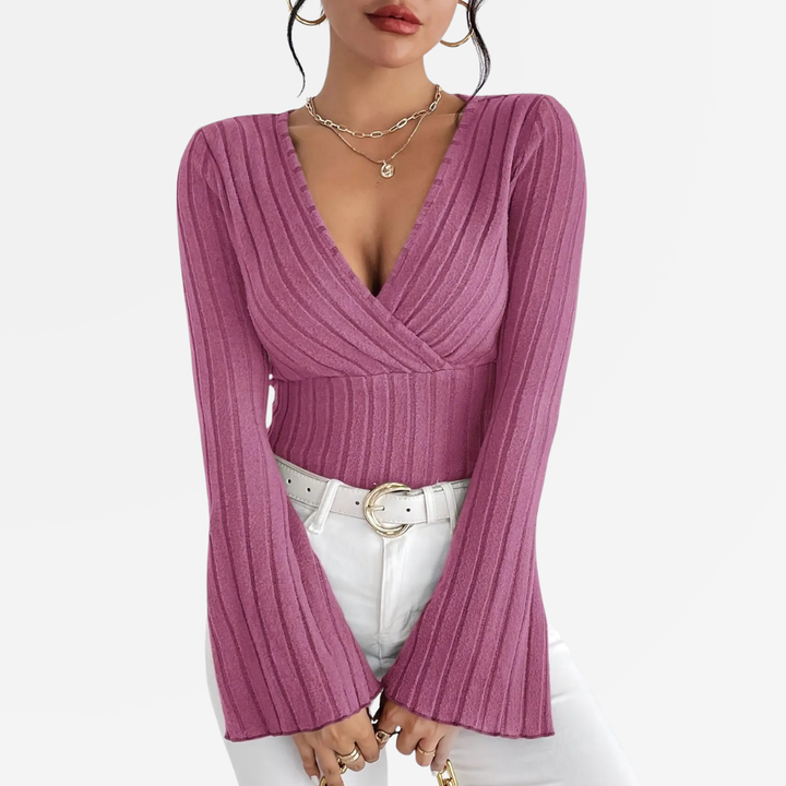 Élodie | Sweter w serek