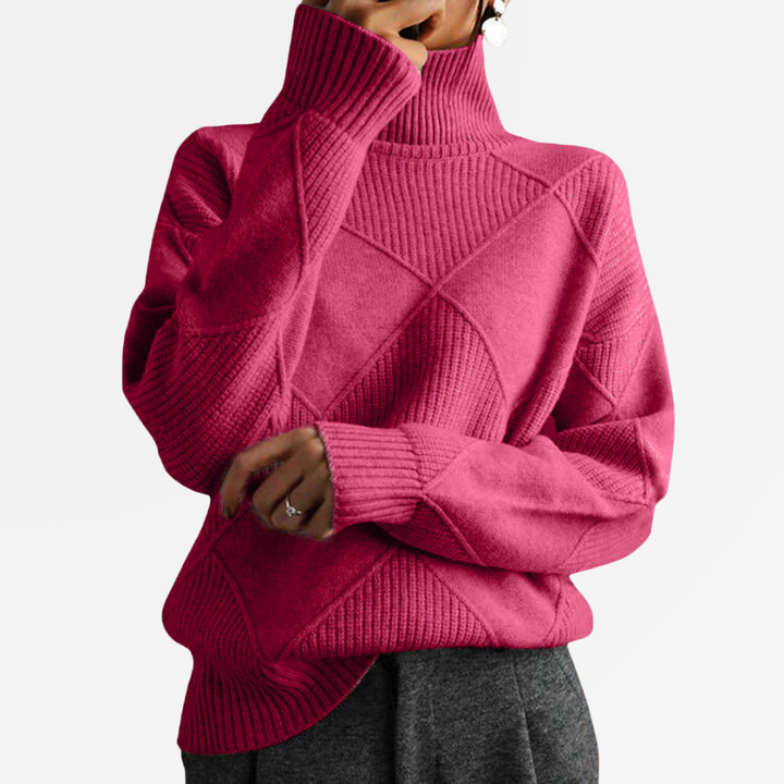Angela | Sweter z golfem