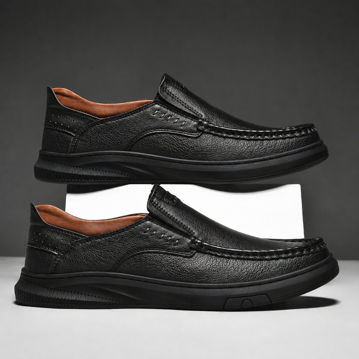 Adrian | Skórzane Slip-Ony