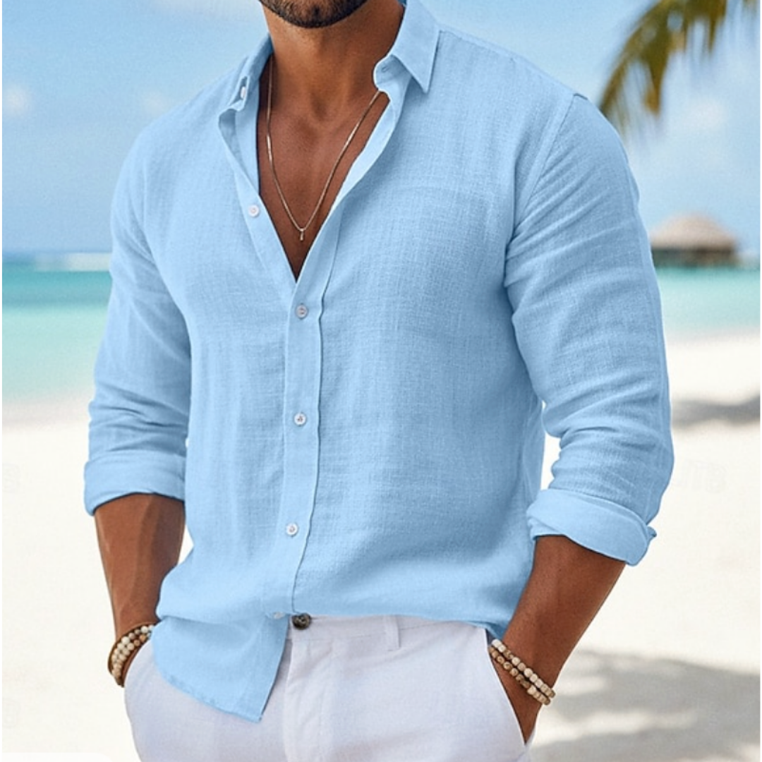 Liam | Casualna Koszula Lniania