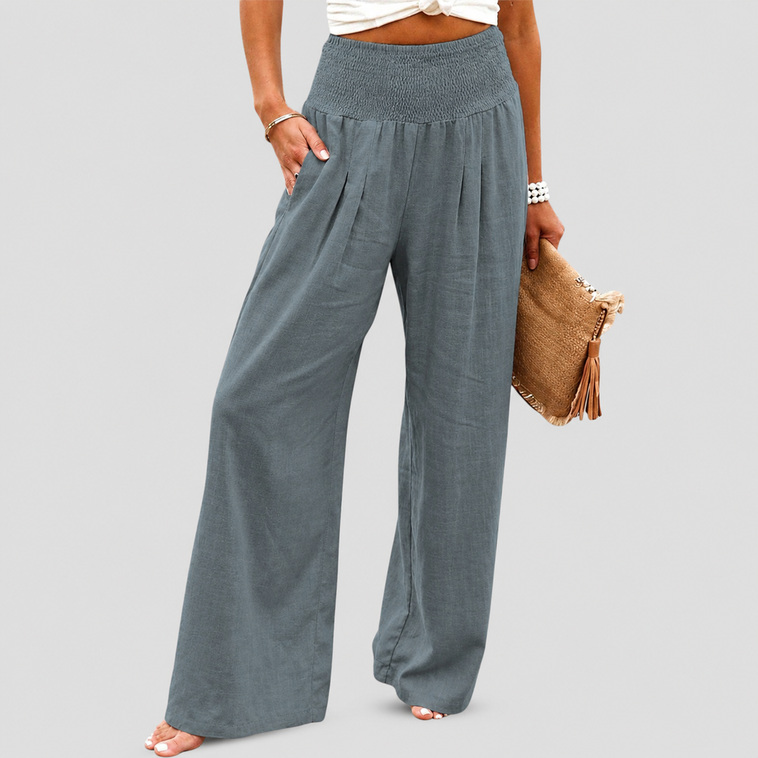Thearya - Szerokie Spodnie Casual