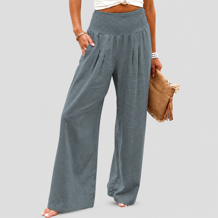Thearya - Szerokie Spodnie Casual