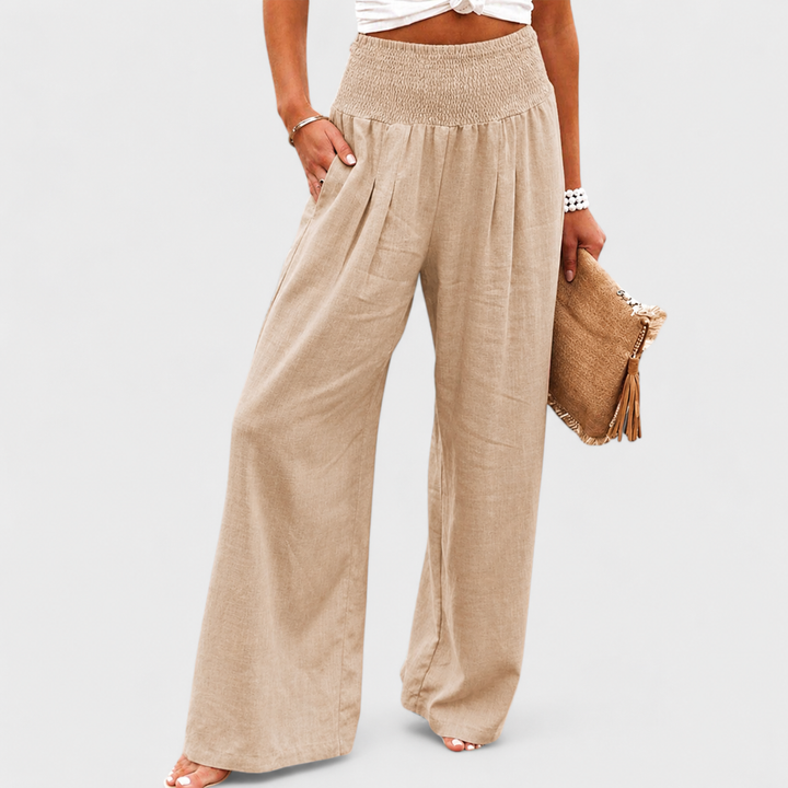 Thearya - Szerokie Spodnie Casual