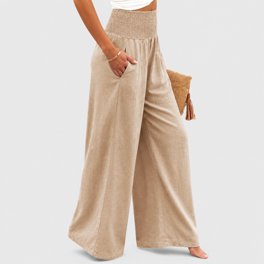Thearya - Szerokie Spodnie Casual