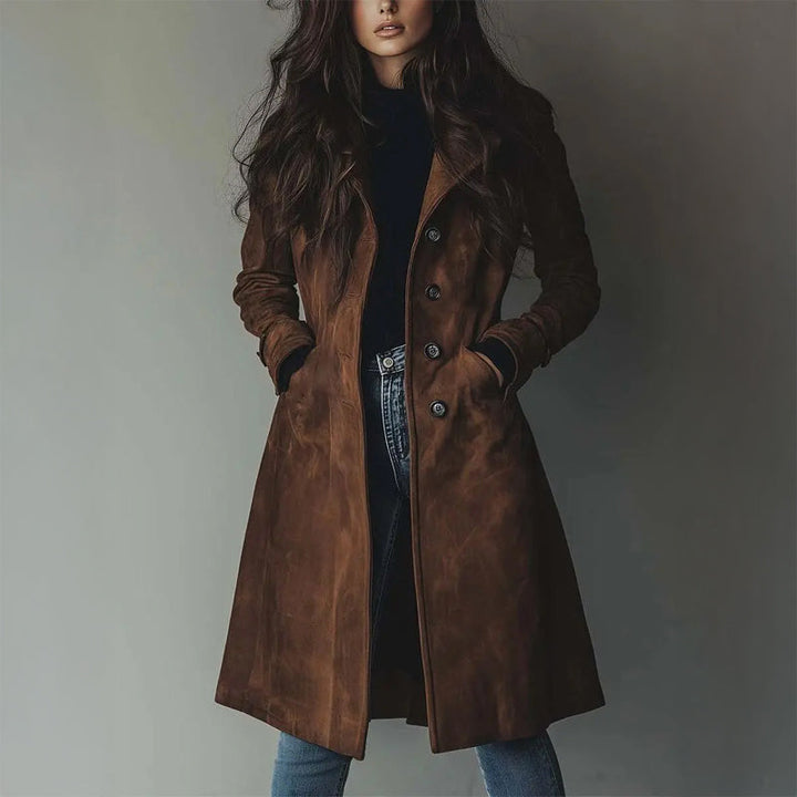 Valerie | Vintage Elegance Długi Płaszcz