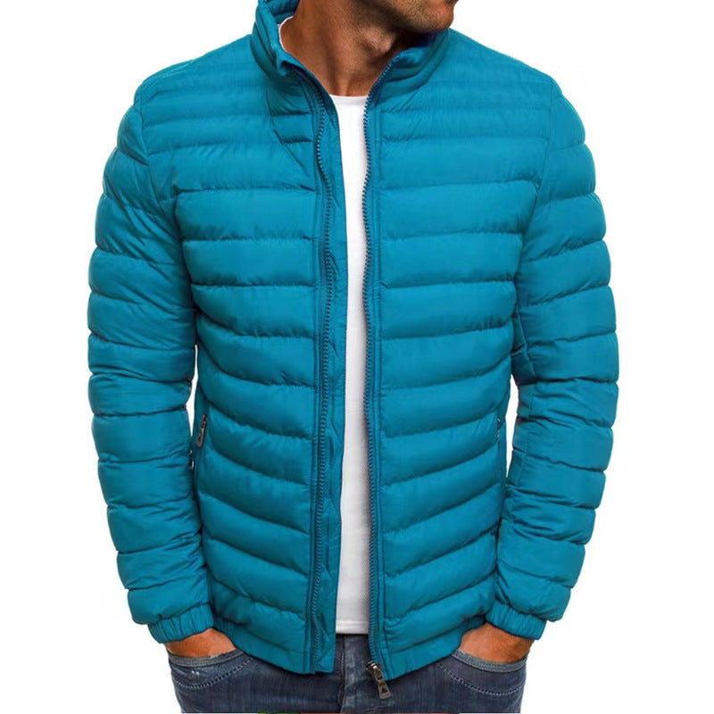 MATEUSZ| KURTKA PUFFER QUILTÉE W STYLU MIEJSKIM DLA MĘŻCZYZN