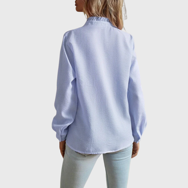 Agnete | Elegancka Bluzka w Paski