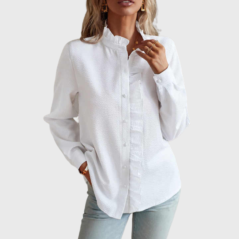 Agnete | Elegancka Bluzka w Paski