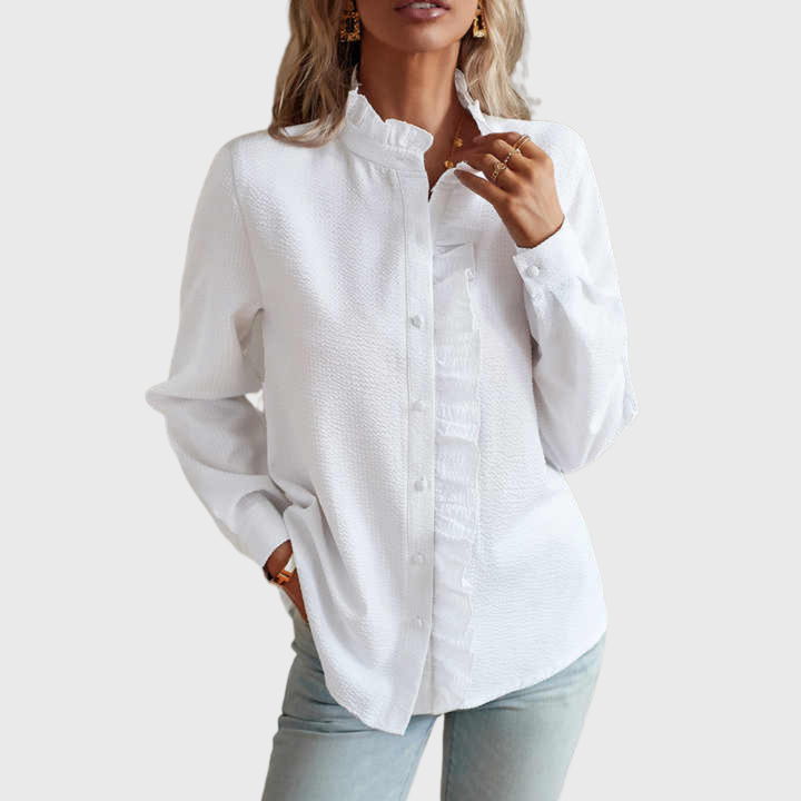 Agnete | Elegancka Bluzka w Paski