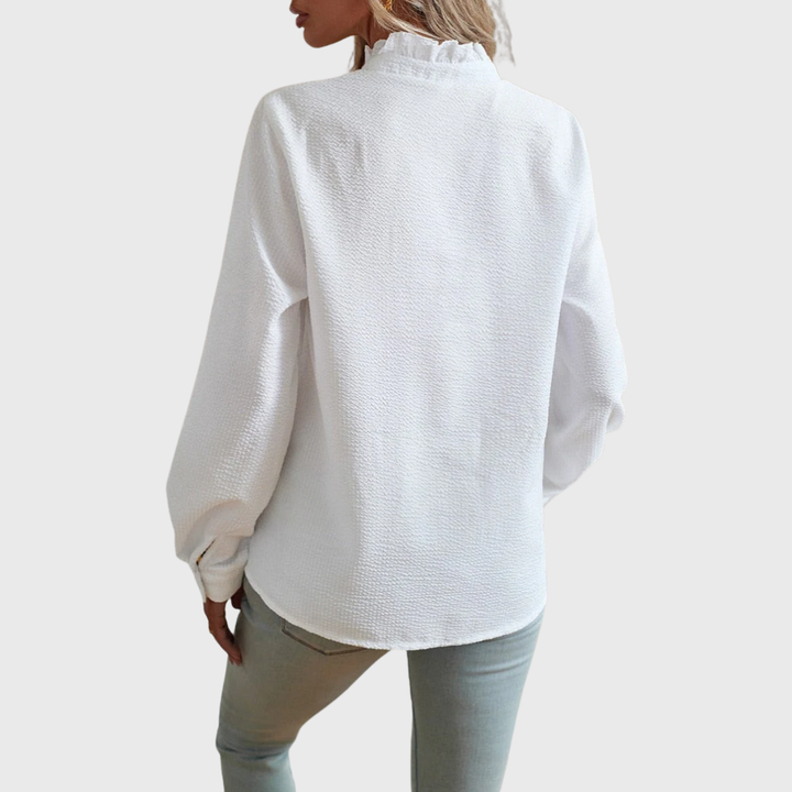 Agnete | Elegancka Bluzka w Paski