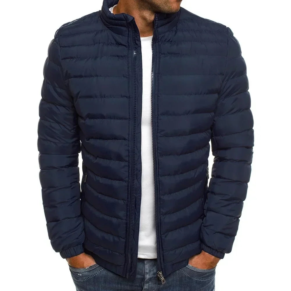 MATEUSZ| KURTKA PUFFER QUILTÉE W STYLU MIEJSKIM DLA MĘŻCZYZN