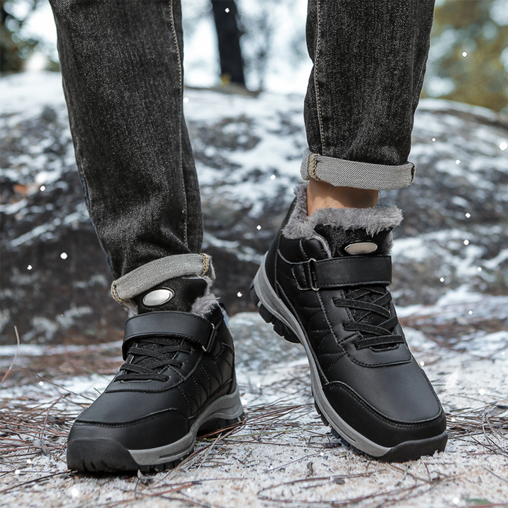 Sila ortopedyczne zimowe buty skórzane