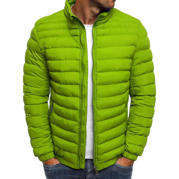 MATEUSZ| KURTKA PUFFER QUILTÉE W STYLU MIEJSKIM DLA MĘŻCZYZN