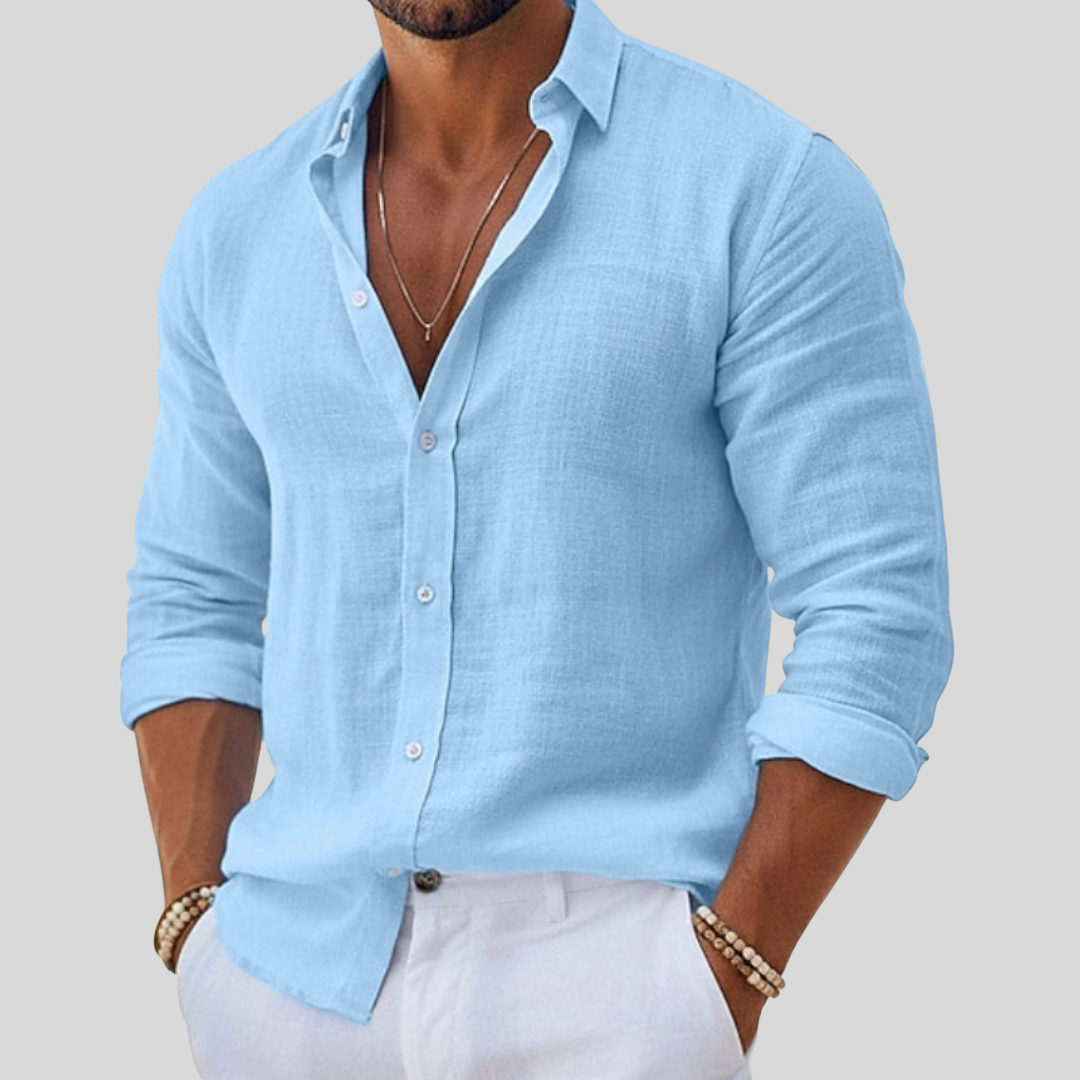 Liam | Casualna Koszula Lniania