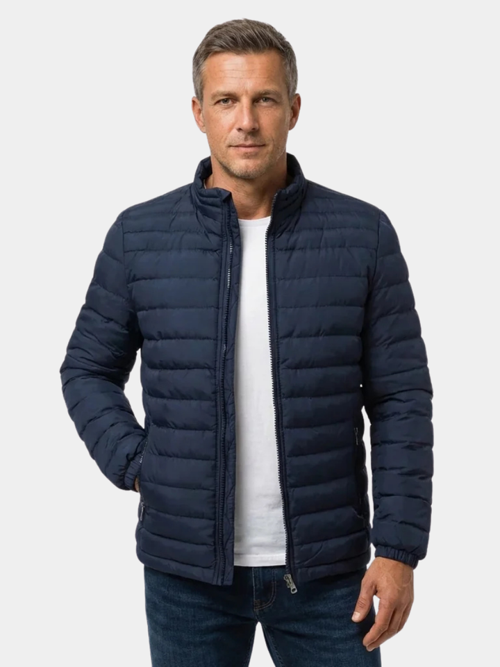 MATEUSZ| KURTKA PUFFER QUILTÉE W STYLU MIEJSKIM DLA MĘŻCZYZN