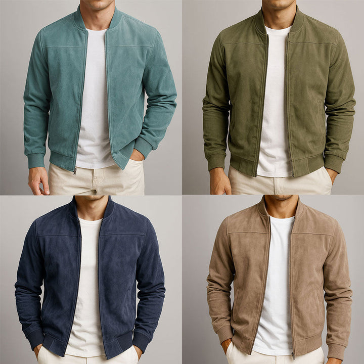 Adam – Zamszowa kurtka bomber premium