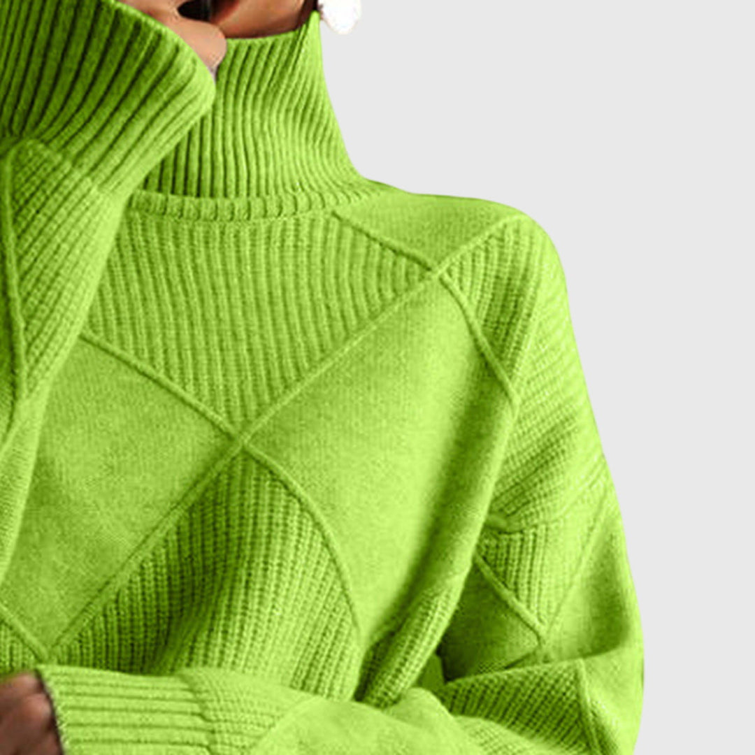 Angela | Sweter z golfem