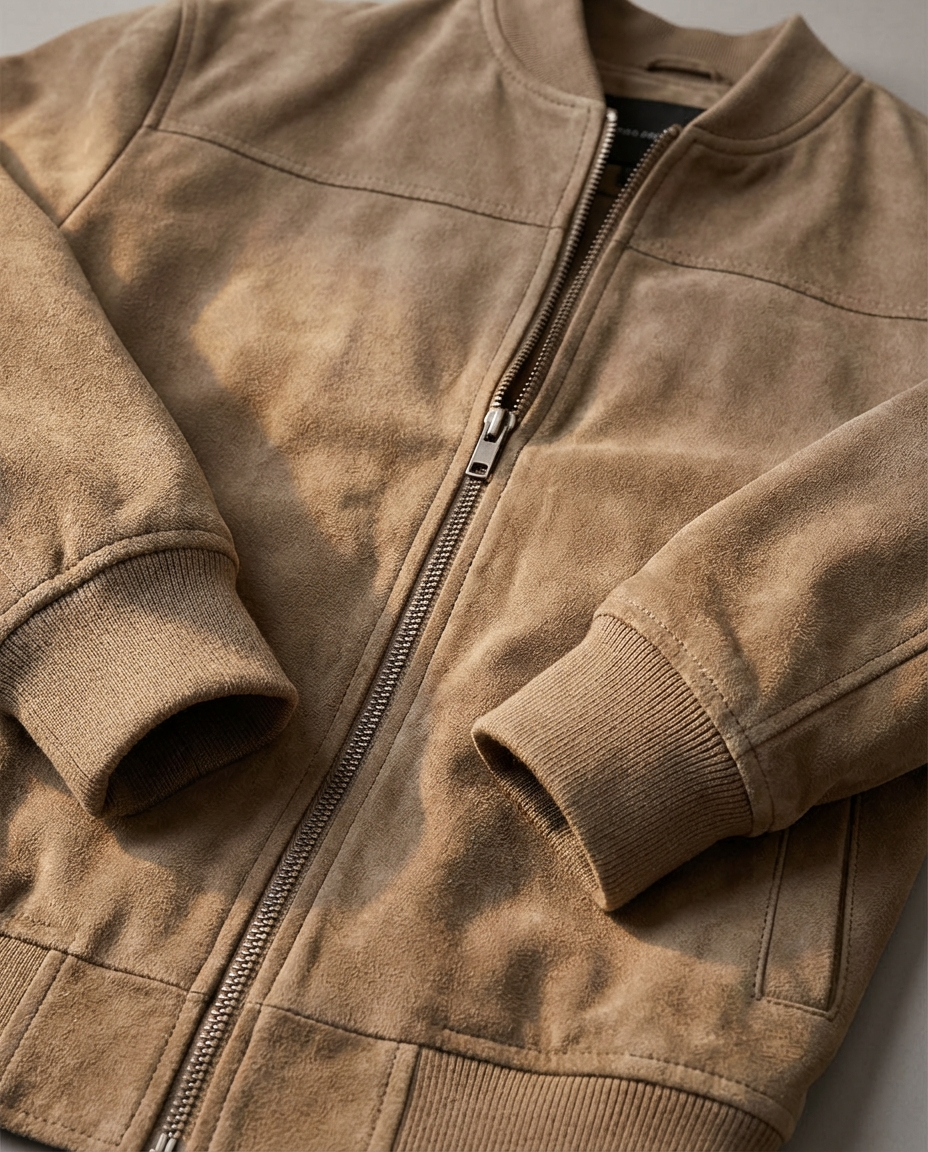 Adam – Zamszowa kurtka bomber premium