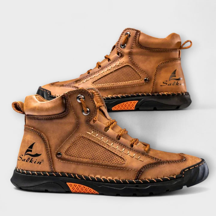 Bartosz | Wysokie skórzane buty