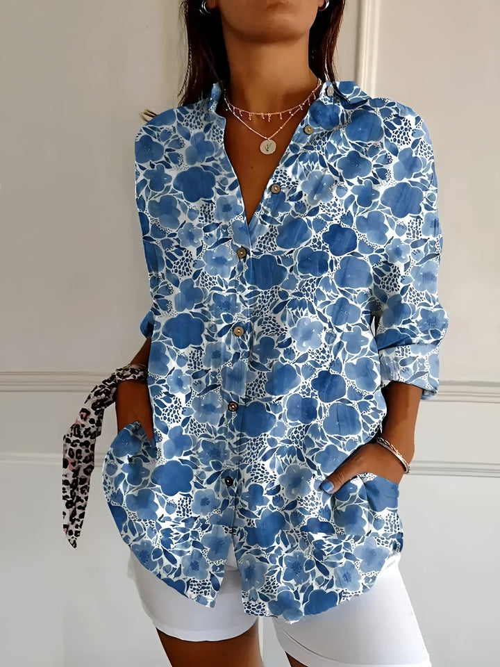 Fiora | Bluzka Ocean Patchwork